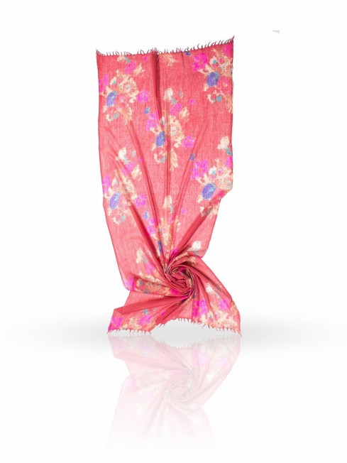 Палантин Женский W-BRUSHFL/PINK